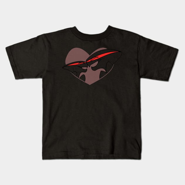 Atomic Love (lined) Kids T-Shirt by Whiskeyjack 